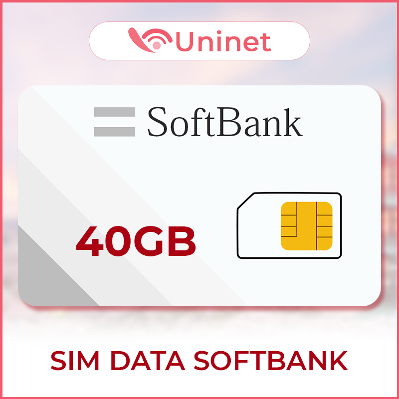 SIM Data SoftBank 40GB