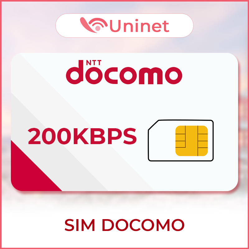 Sim Nghe Gọi DOCOMO Có 200kbps Data